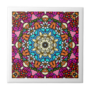 Carreau Flower Power Jardin Groovy