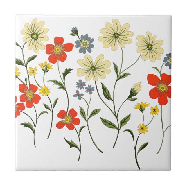 Carreau flowers (Devant)