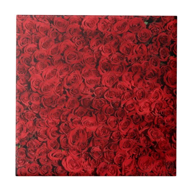 Carreau Flowers rouges (Devant)