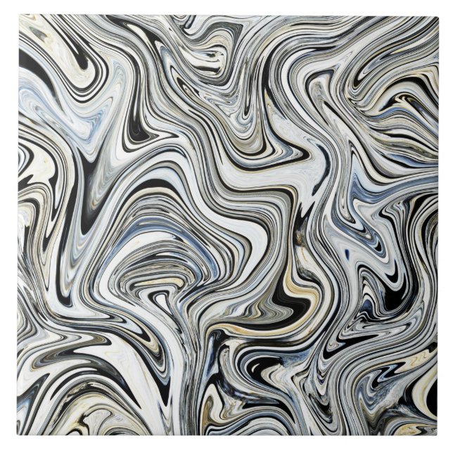 Carreau Fluide de pierre rétro (Devant)