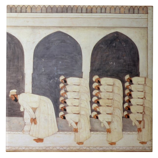 Carreau Folio.38a un prince de nabab dans une mosquée (Devant)