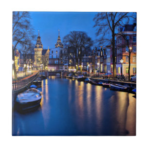 Carreau Fond d'écran de nuit Amsterdam-67657
