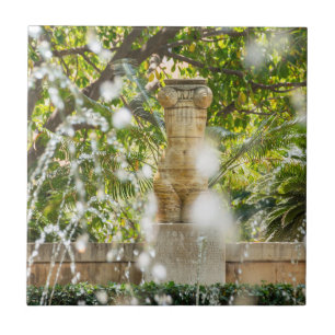 Carreau Fontaine dans les jardins d'Almudaina - Palma de M