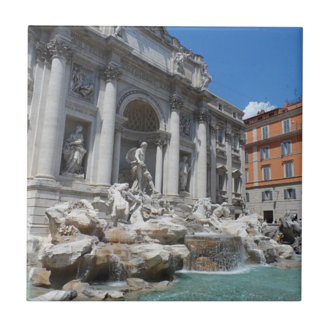 Carreau Fontaine Rome de TREVI (Devant)