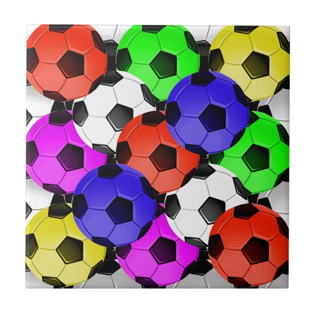 Carreau Football américain multicolore (Devant)