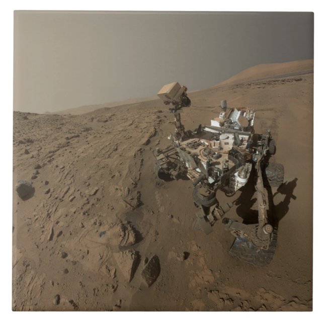 Carreau Forage Mars Curiosity Red Martian Paysage (Devant)