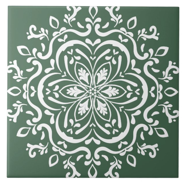 Carreau Forest Mandala (Devant)