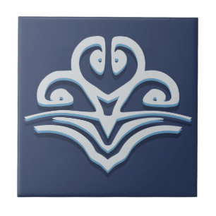 Carreau Forêt d'Imaginaire bleu Forêt murale Forêt foresti