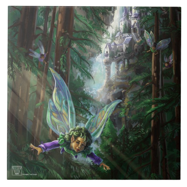 Carreau Forêt du château de fées (Devant)