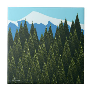 Carreau Forêt fractale