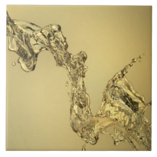 Carreau Forme abstraite constituée en éclaboussant l'eau