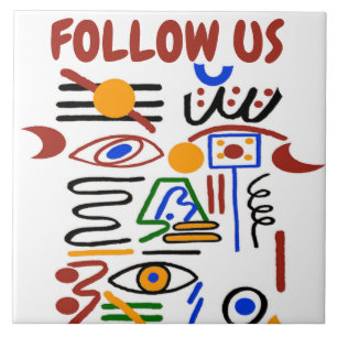 Carreau Formes sobres colorées, modifier ajouter du texte 