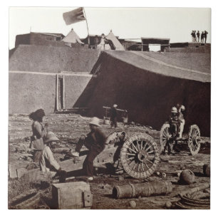 Carreau Fort de Pehlang, 1860 (copie d'argent d'albumen)