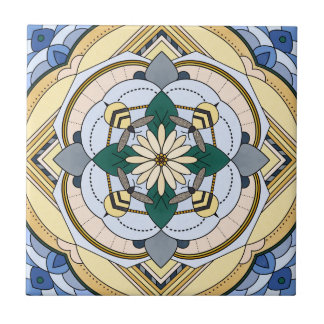 Carreau Four Bee Floral Mandala