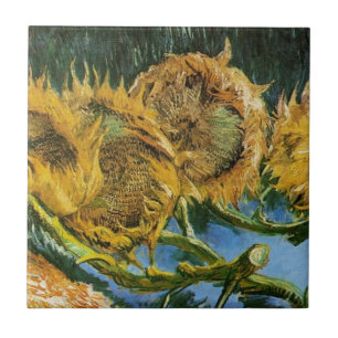 Carreau Four Cut Sunflowers