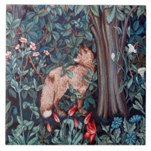 Fox dans la forêt, William Morris