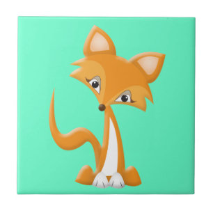 Carreau Fox rusé de bande dessinée