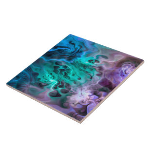 Carreau Fractale abstraite I d'Apophysis