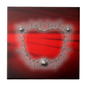 Carreau Fractale de Mandelbrot en filigrane d'argent