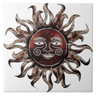 Carreau Fractale en bronze de Sun