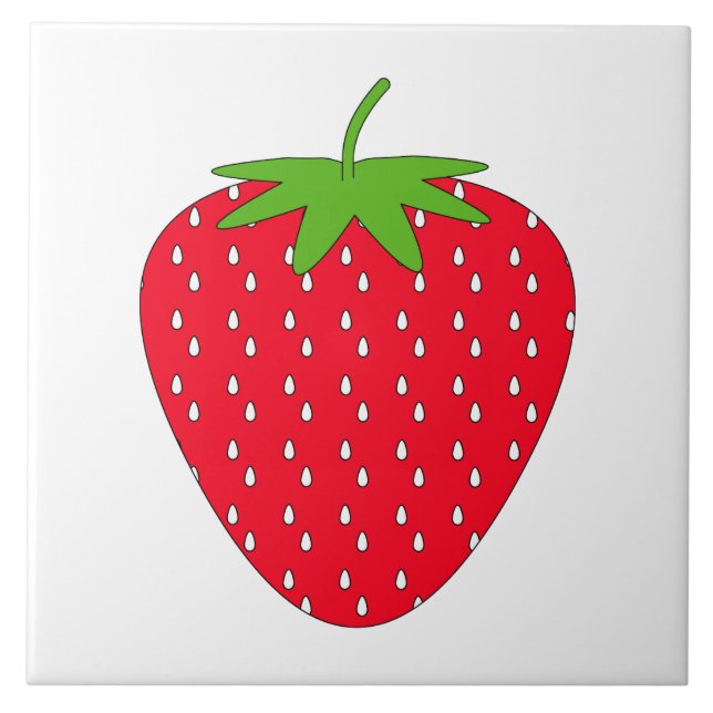 Carreau Fraise rouge (Devant)