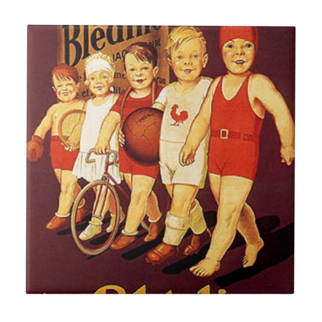 Carreau Français vintage, bledine de La (Devant)