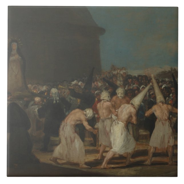 Carreau Francisco Goya - Les Flagellants (Devant)