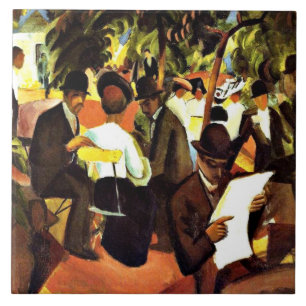 Carreau Franz Marc - Restaurant jardin