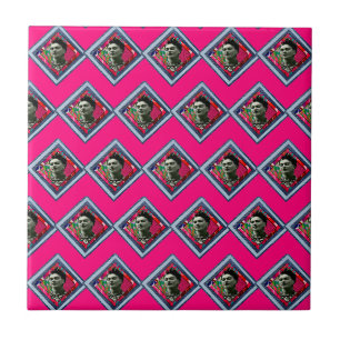 Carreau Frida Kahlo Retro Denim Diamond
