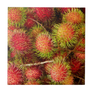 Carreau Fruit de Rambutan au marché de Can Duoc