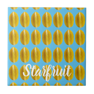 Carreau Fruit Motif de carambola de Starfruit pour le végé