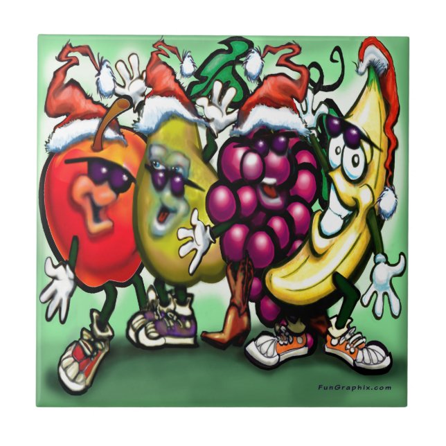 Carreau Fruit Noël (Devant)