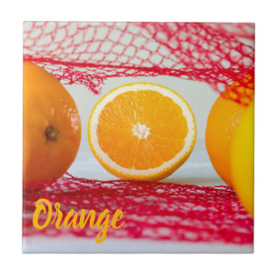 Carreau Fruit orange pour végétalien et végétalien