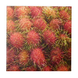 Carreau Fruits tropicaux Rambutan