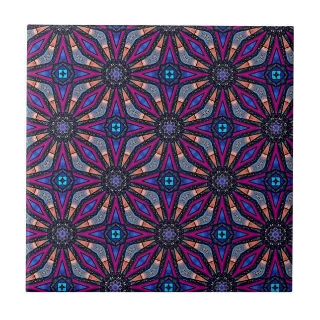 Carreau Fuchsia Stargazer  (Devant)