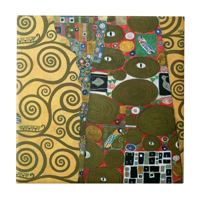Carreau Fulfillment aka The Embrace par Gustav Klimt (Devant)