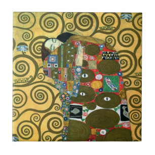 Carreau Fulfillment aka The Embrace par Gustav Klimt