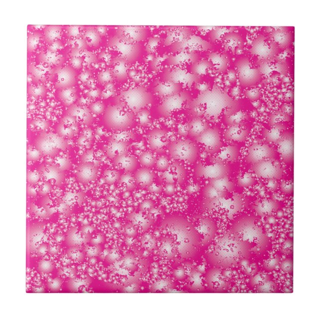 Carreau Fun PINK Abstrait Encre Super motif (Devant)
