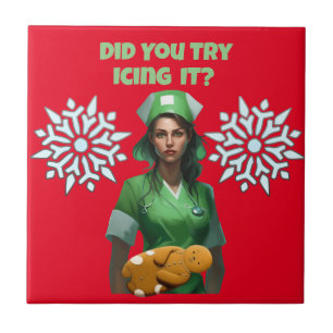 Carreau Funny Nurse Icing It Thunder_Cove