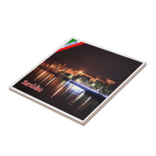 Carreau GAL007 BARDOLINO, Lac de Garde, Italie,