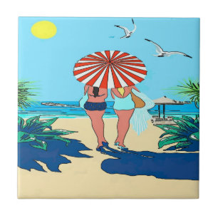 Carreau Galles sur la plage