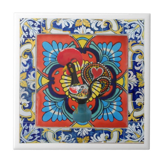 Carreau Galo de Barcelos, Portugal (Devant)