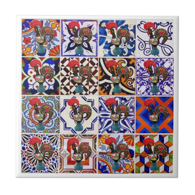 Carreau Galo de Barcelos, Portugal (Devant)