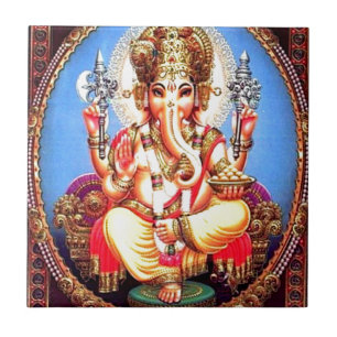 Carreau Ganesha (ग णे श) Eléphant indien
