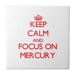Carreau Gardez le calme et le foyer sur Mercury