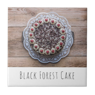 Carreau Gateau de gâteau de la Forêt-Noire pour les confis