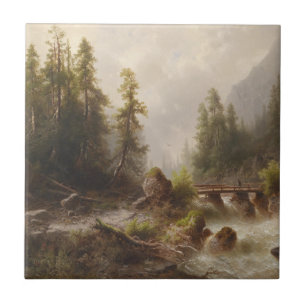 Carreau Gebirgsbach - Albert Rieger