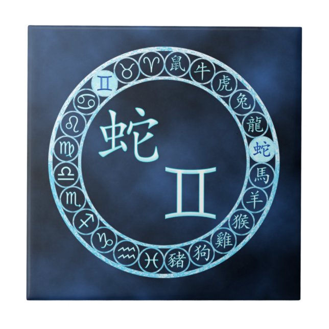 Carreau Gémeaux/serpent (Devant)