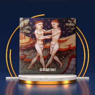 Carreau Gemini Jumeaux Zodiac Signal Anniversaire