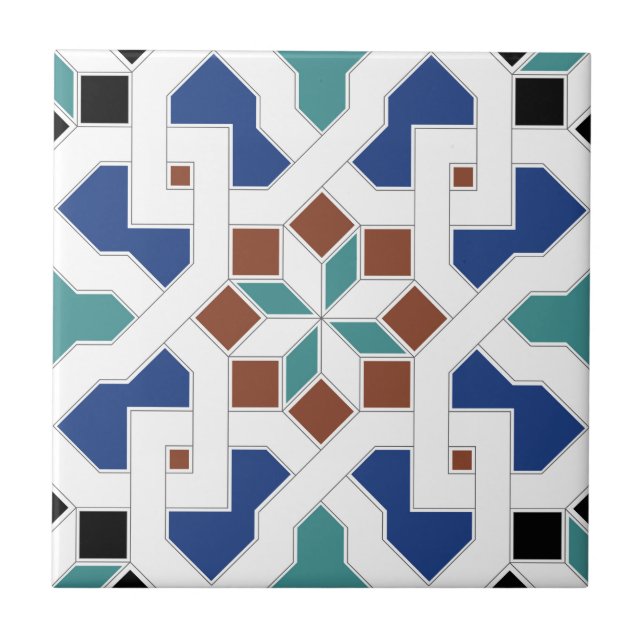 Carreau Geometric Pattern - Oriental Design Pt.4 (Devant)